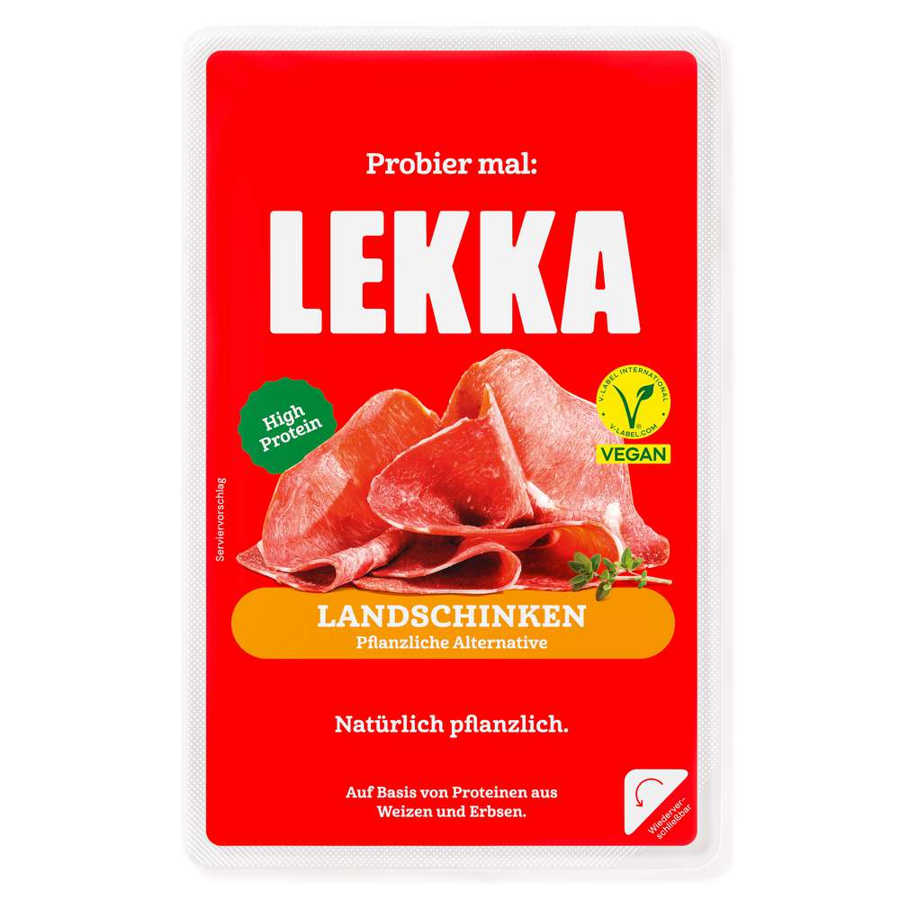 Produktabbildung Lekka Pflanzliche Alternative Landschinken, High Protein