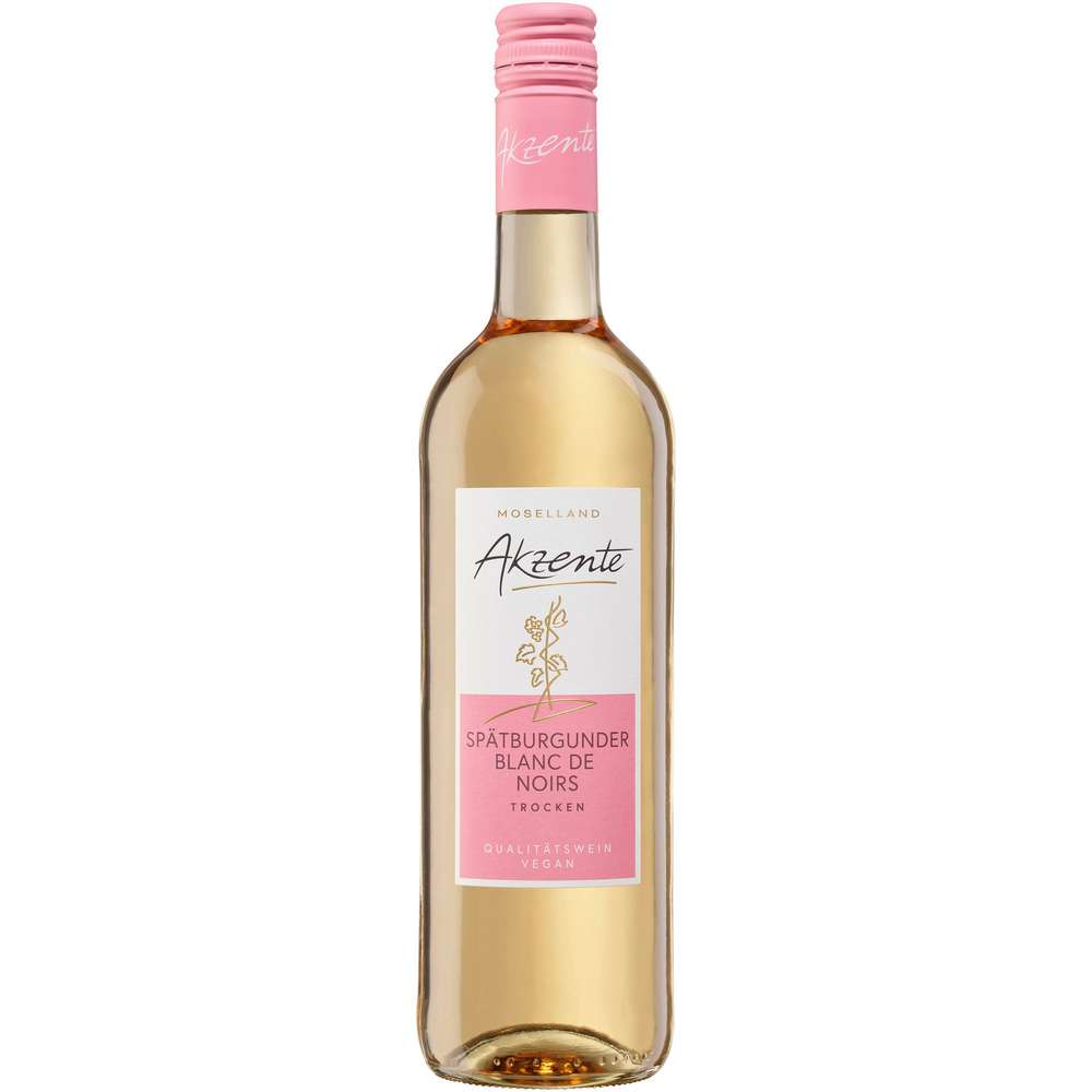 Produktabbildung Moselland Akzente Spätburgunder Blanc de Noirs, Weißwein