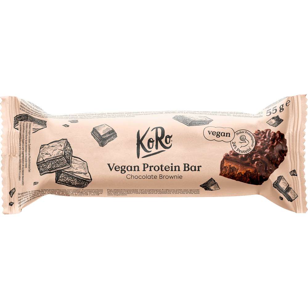 Produktabbildung KoRo Veganer Proteinriegel Brownie