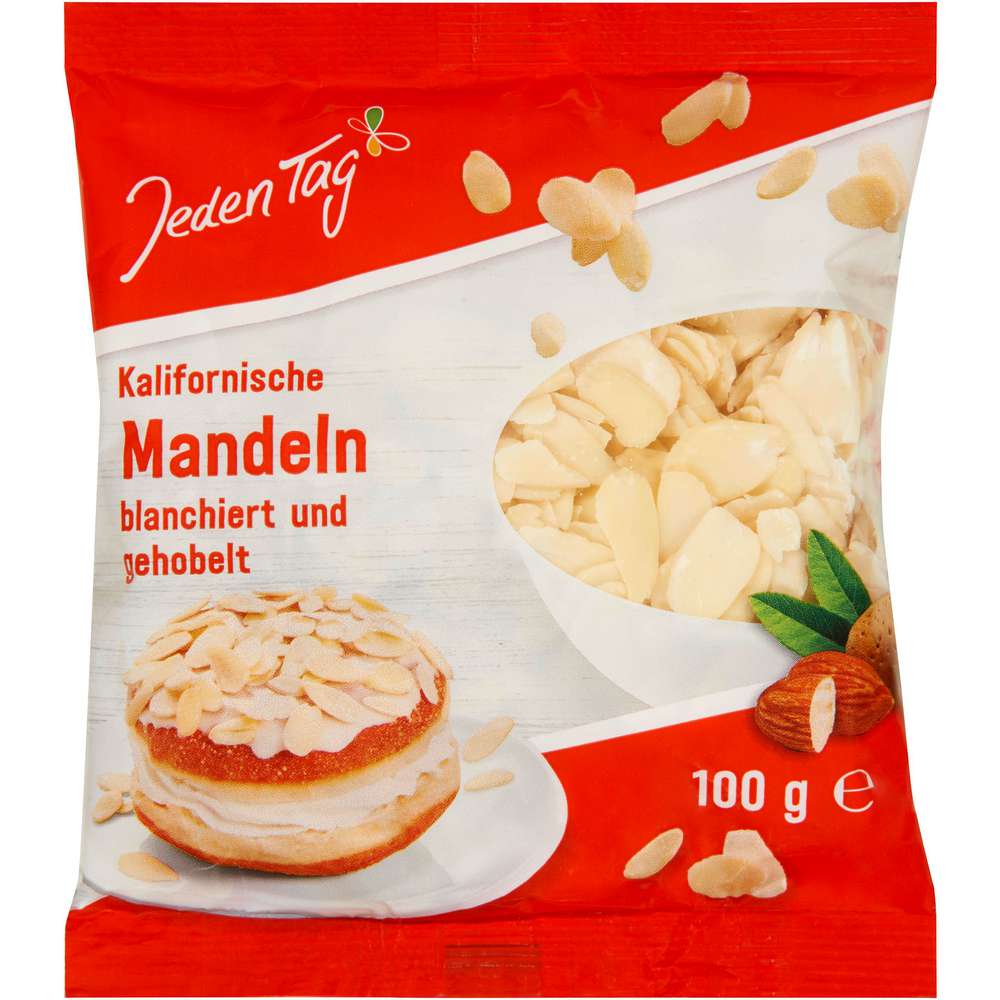 Produktabbildung Jeden Tag Mandeln, blanchiert & gehobelt