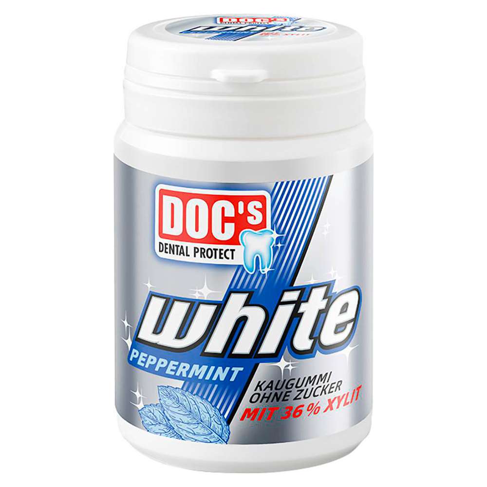 Produktabbildung Doc's Kaugummi White Peppermint 36%Xylit