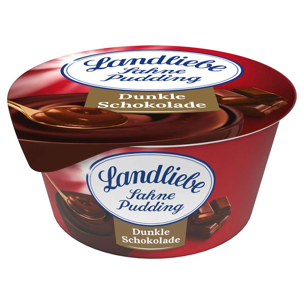 Produktabbildung Landliebe Sahnepudding, Dunkle Schokolade