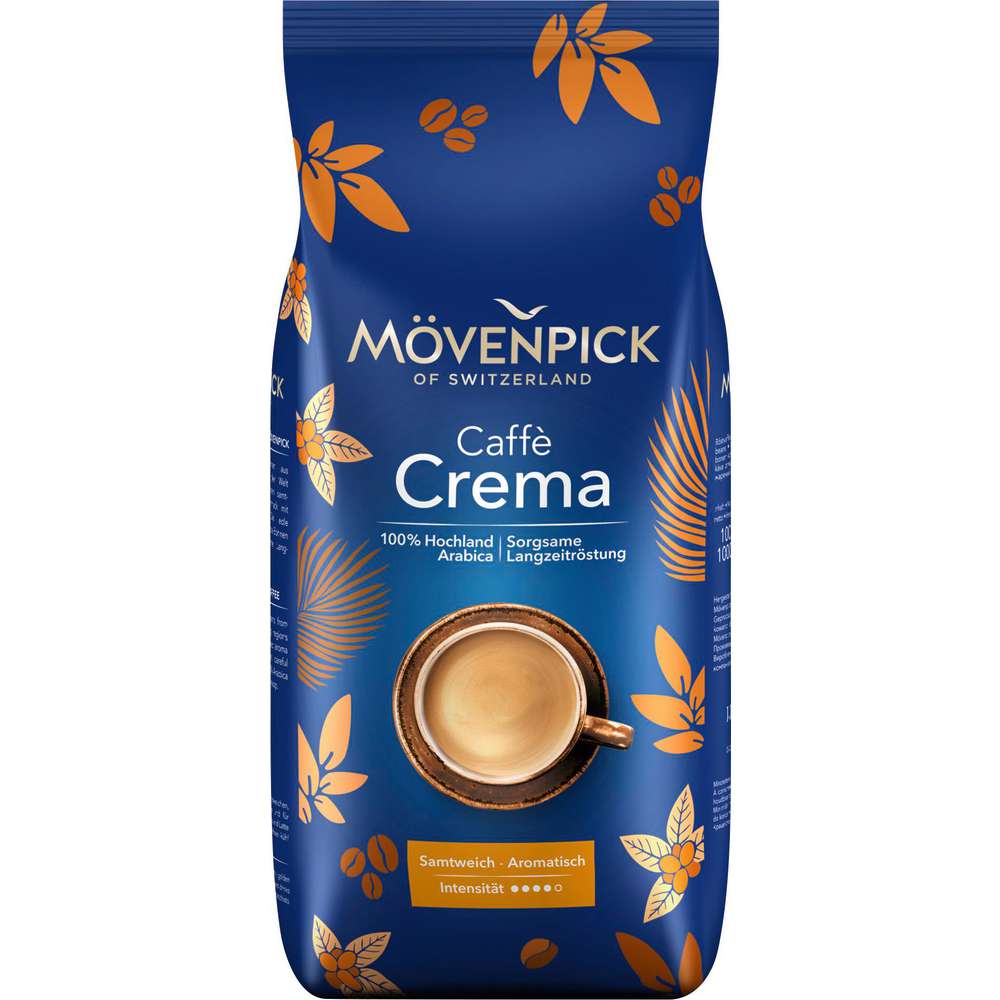 Produktabbildung Mövenpick Kaffee crema, ganze Bohne