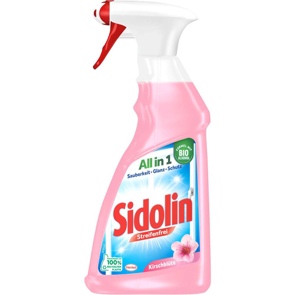Produktabbildung Sidolin Glasreiniger, Streifenfrei, Kirschblüte