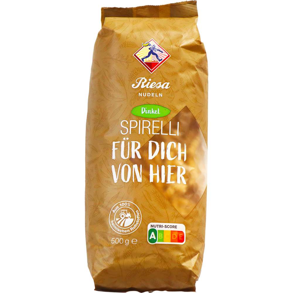 Produktabbildung Riesa Dinkel Nudeln Spiralen