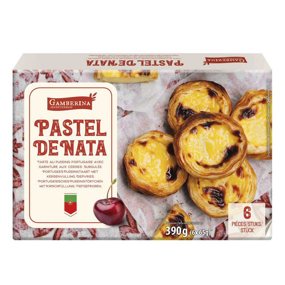 Produktabbildung Gamberina Pastel de Nata Kirsche, tiefgekühlt