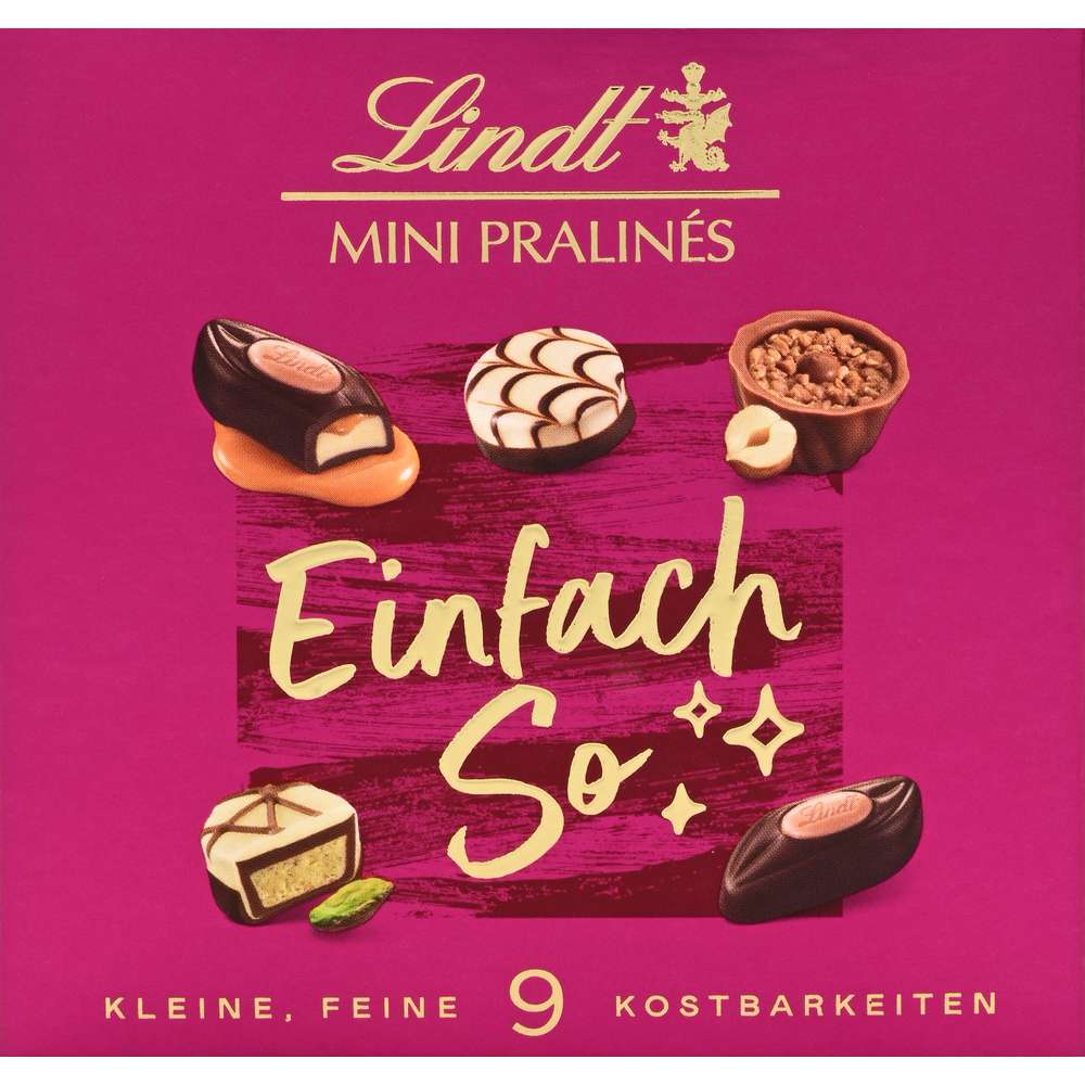 Produktabbildung Lindt Schoko-Pralinen, Mini, Botschaften