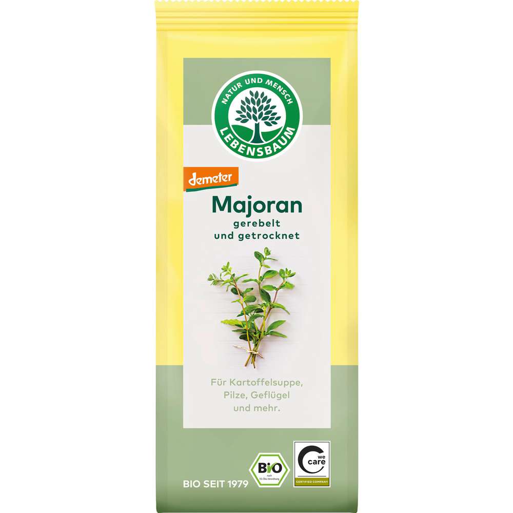 Produktabbildung Demeter Bio Majoran, gerebelt und getrocknet