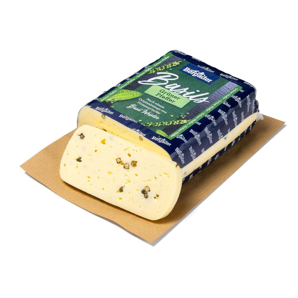 Produktabbildung GLOBUS Käsetheke Schnittkäse Basils Grüner Pfeffer 