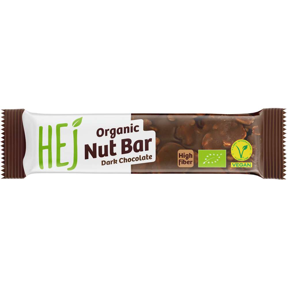 Produktabbildung Hej Organic Organic Nut Bar, Dunkle Schokolade, 40g