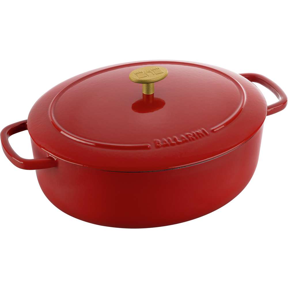 Produktabbildung Zwilling Gusseisentopf Cocotte rot, oval, 29cm