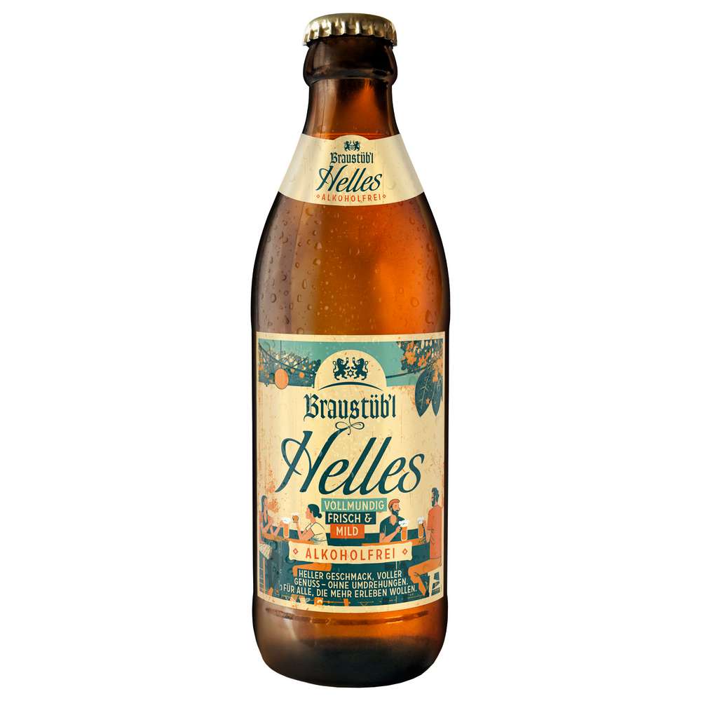Produktabbildung Braustübl Helles Bier, alkoholfrei