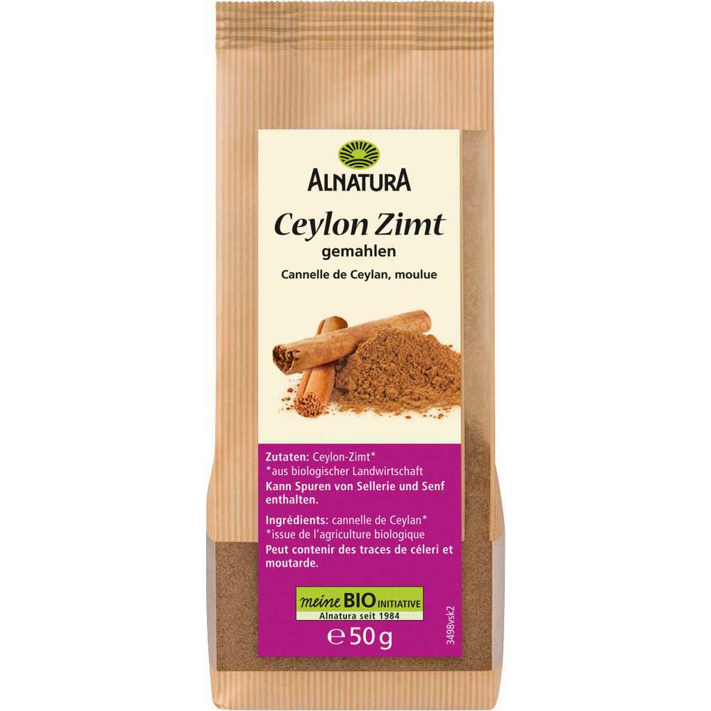Produktabbildung Alnatura Bio Ceylon Zimt, gemahlen