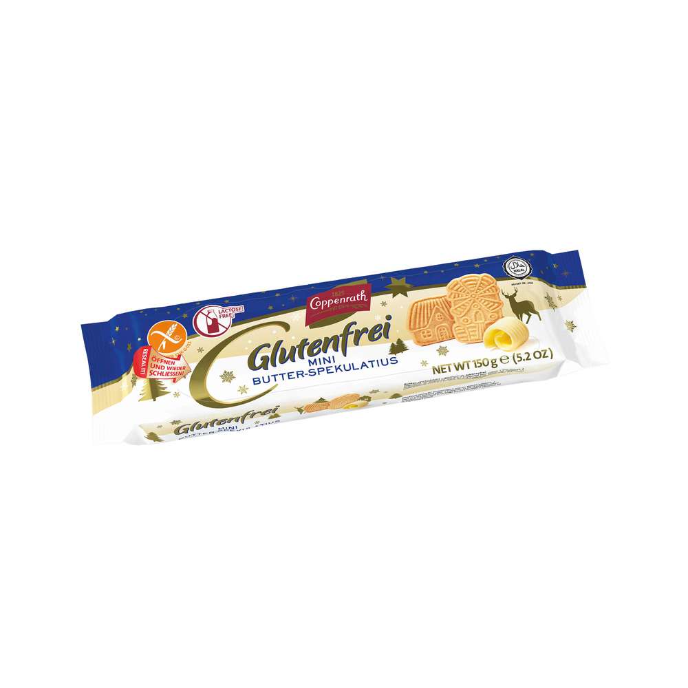 Produktabbildung Coppenrath Mini Butter-Spekulatius, gluten- & laktosefrei