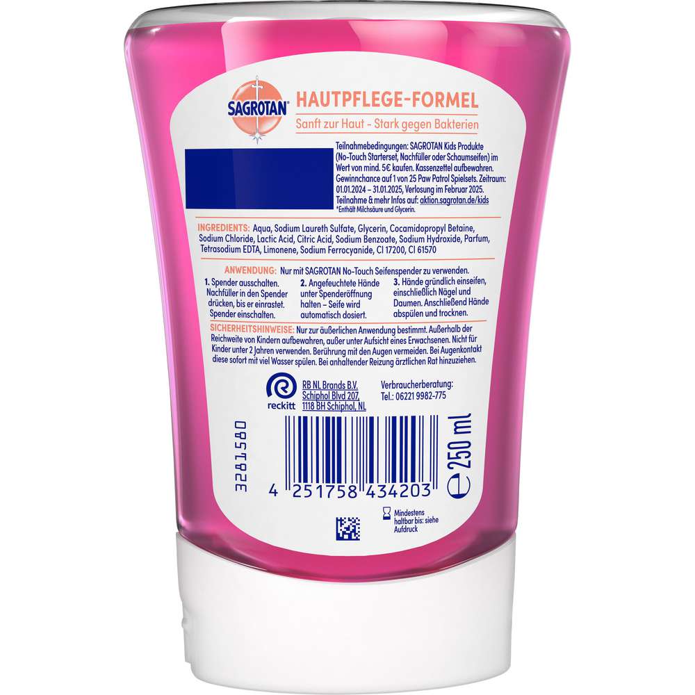 Produktabbildung Sagrotan Seifen-Nachfüller Kids, Wildbeeren