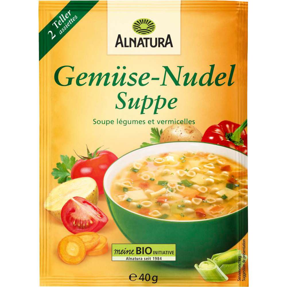 Produktabbildung Alnatura Gewürzmischung Gemüse-Nudel Suppe