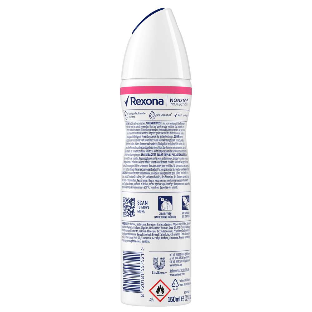 Produktabbildung Rexona Deo Spray Nonstop Protection, Bright Bouquet