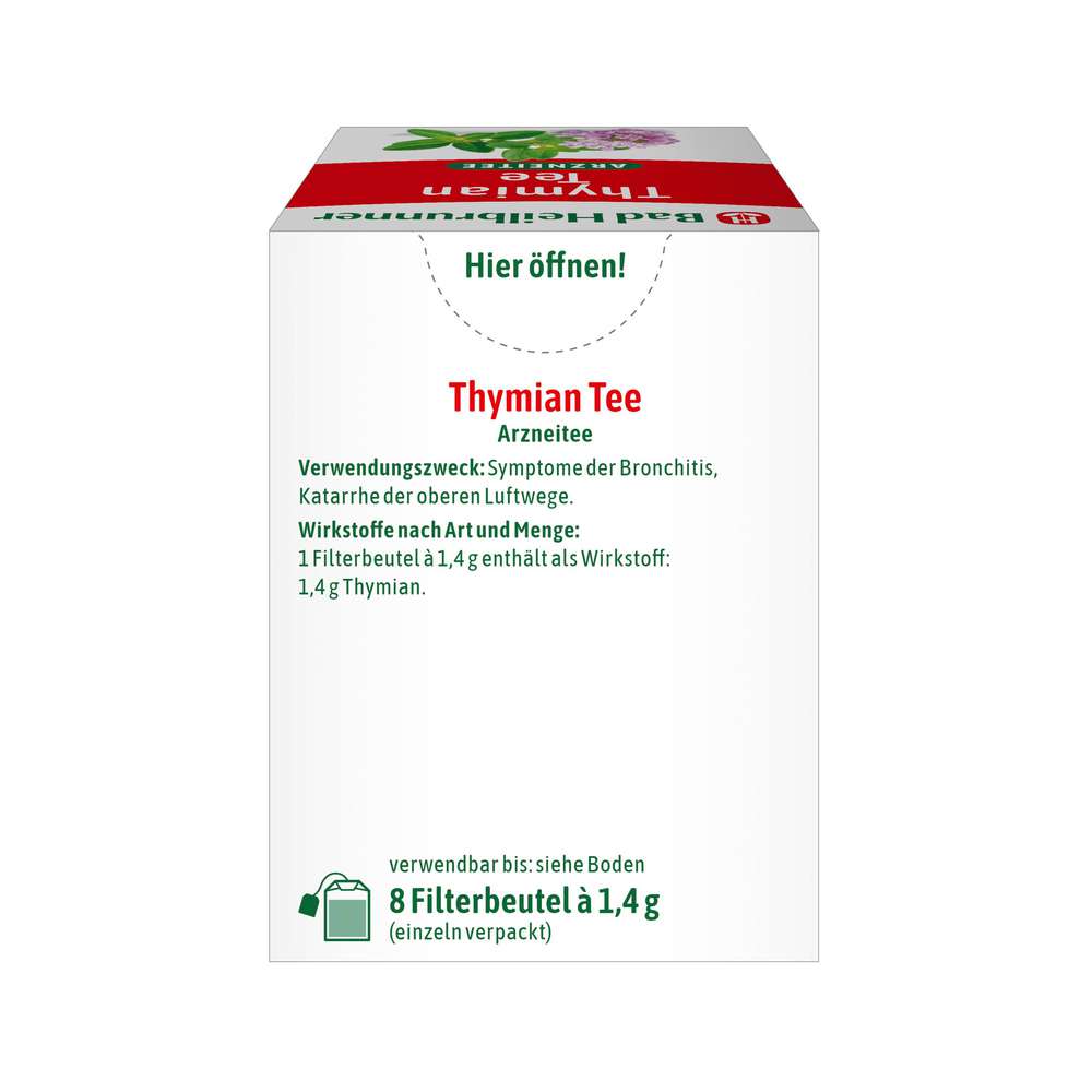 Produktabbildung Bad Heilbrunner Thymian Tee