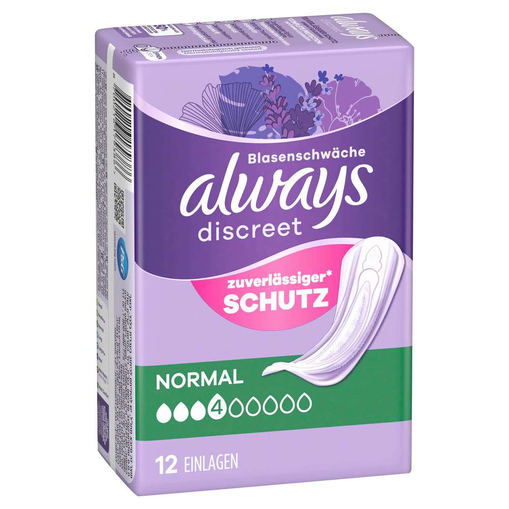 Produktabbildung Always Discreet Slipeinlagen Normal