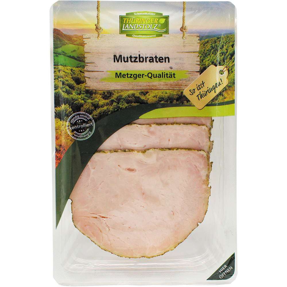 Produktabbildung Thüringer Land Mutzbraten-Aufschnitt