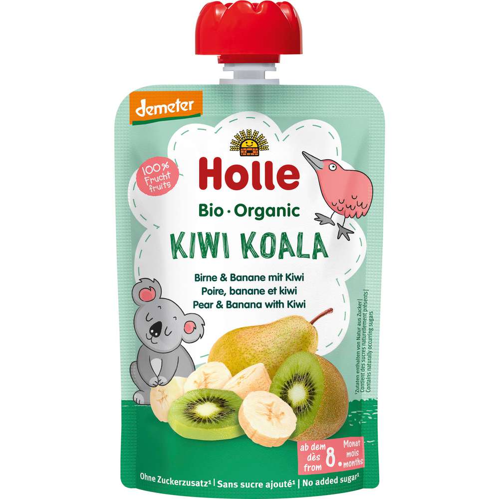 Produktabbildung Holle Bio Quetschie, Kiwi/Banane/Birne