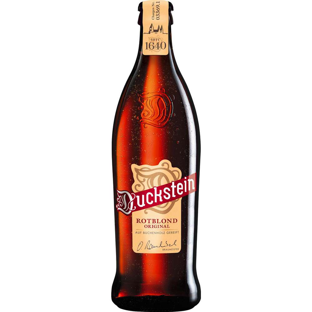 Produktabbildung Duckstein Bier Rotblondes4,9%