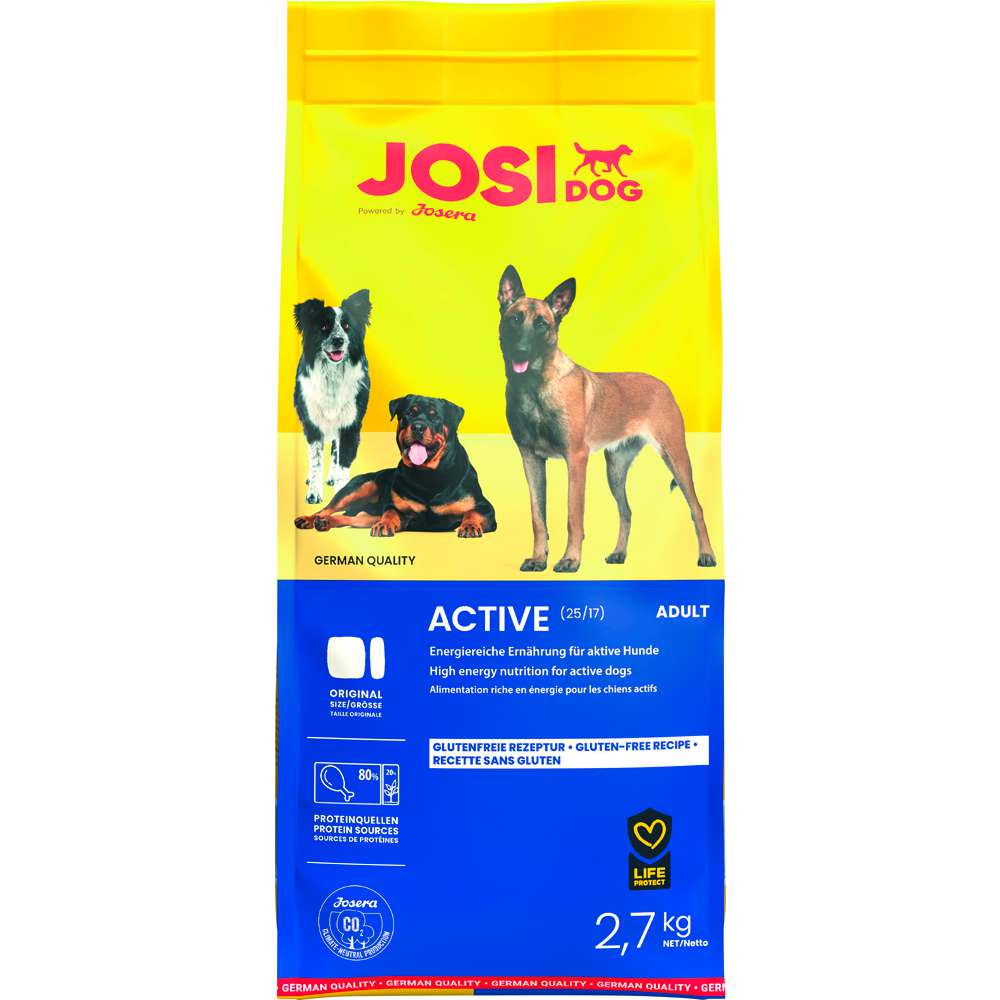 Produktabbildung JosiDog Hunde-Trockenfutter Adult, Active