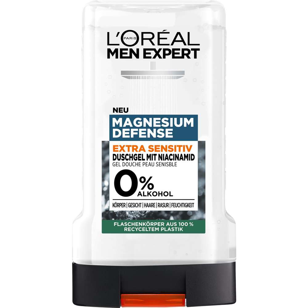 Produktabbildung L'Oreal Paris Men Expert Duschgel, Magnesium Defense, extra sensitive