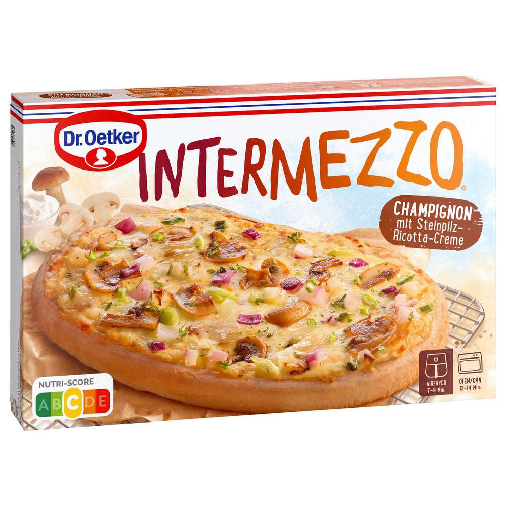 Produktabbildung Dr. Oetker Pizzabrot Intermezzo, Champignon Steinpilz-Ricotta