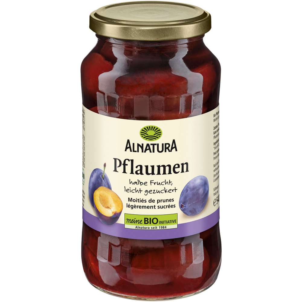 Produktabbildung Alnatura Pflaumen, halbe Frucht