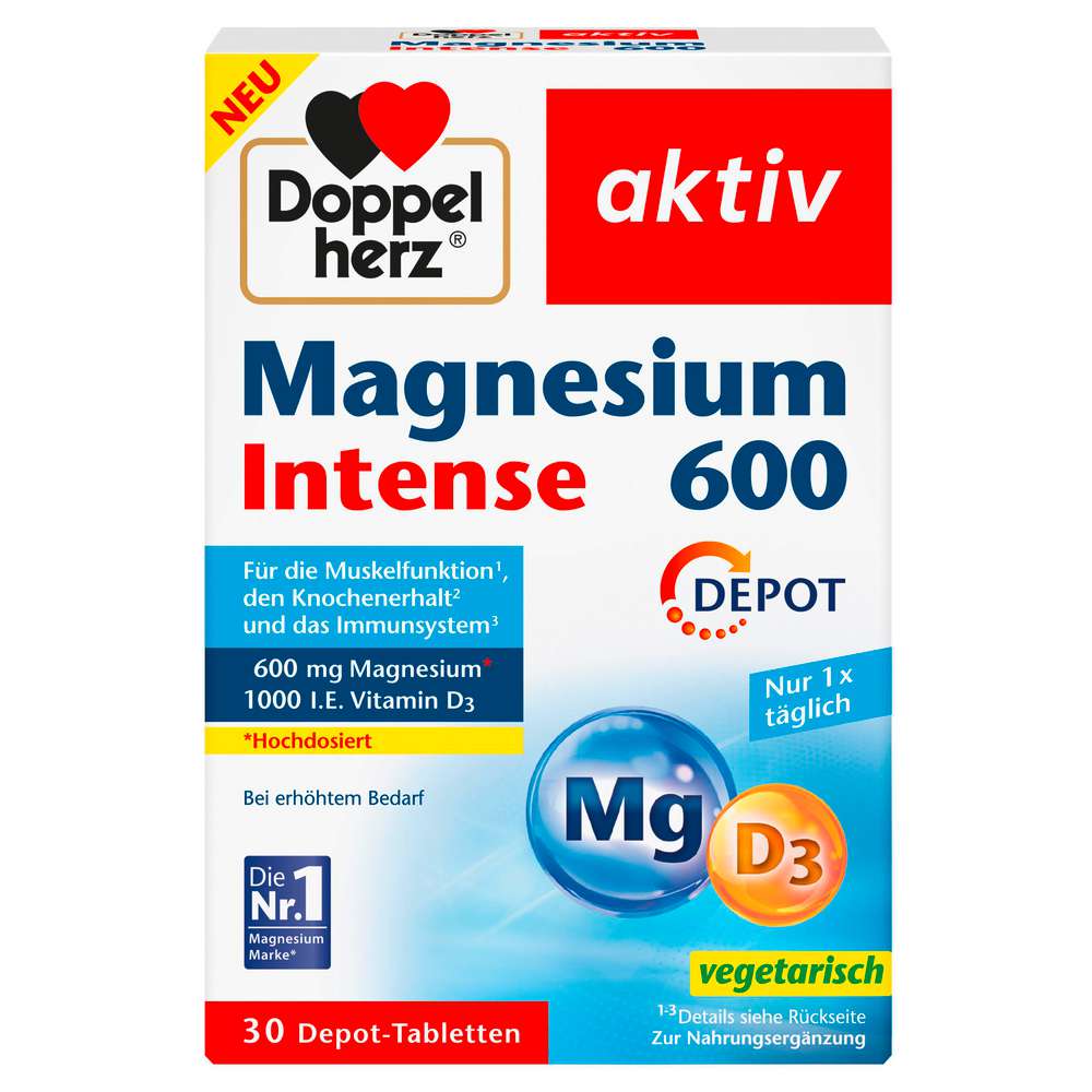 Produktabbildung Doppelherz Magnesium Intense Depot 600