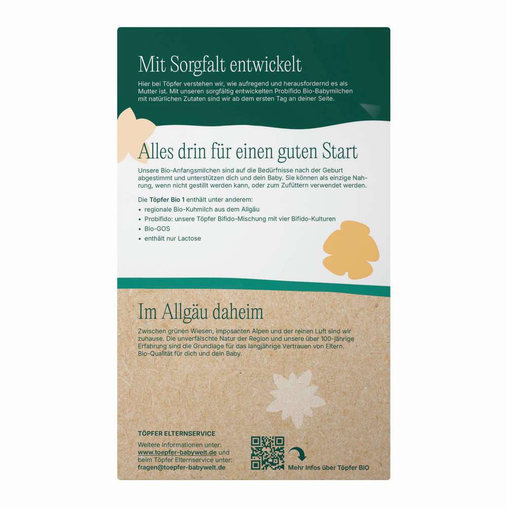 Produktabbildung Töpfer Lactana Anfangsmilch 1