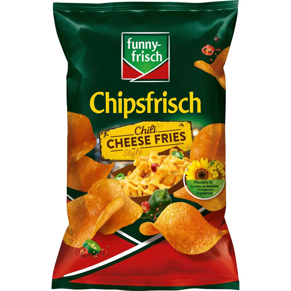 Produktabbildung funny-frisch Chipsfrisch, Chili-Cheese Fries Style