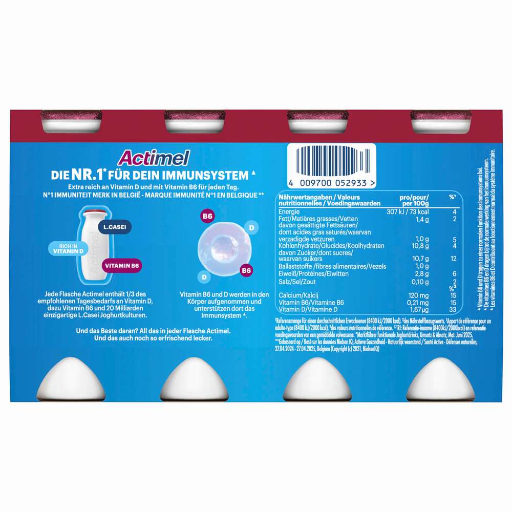 Produktabbildung Danone Actimel Trinkjoghurt, Apfel & Zimt
