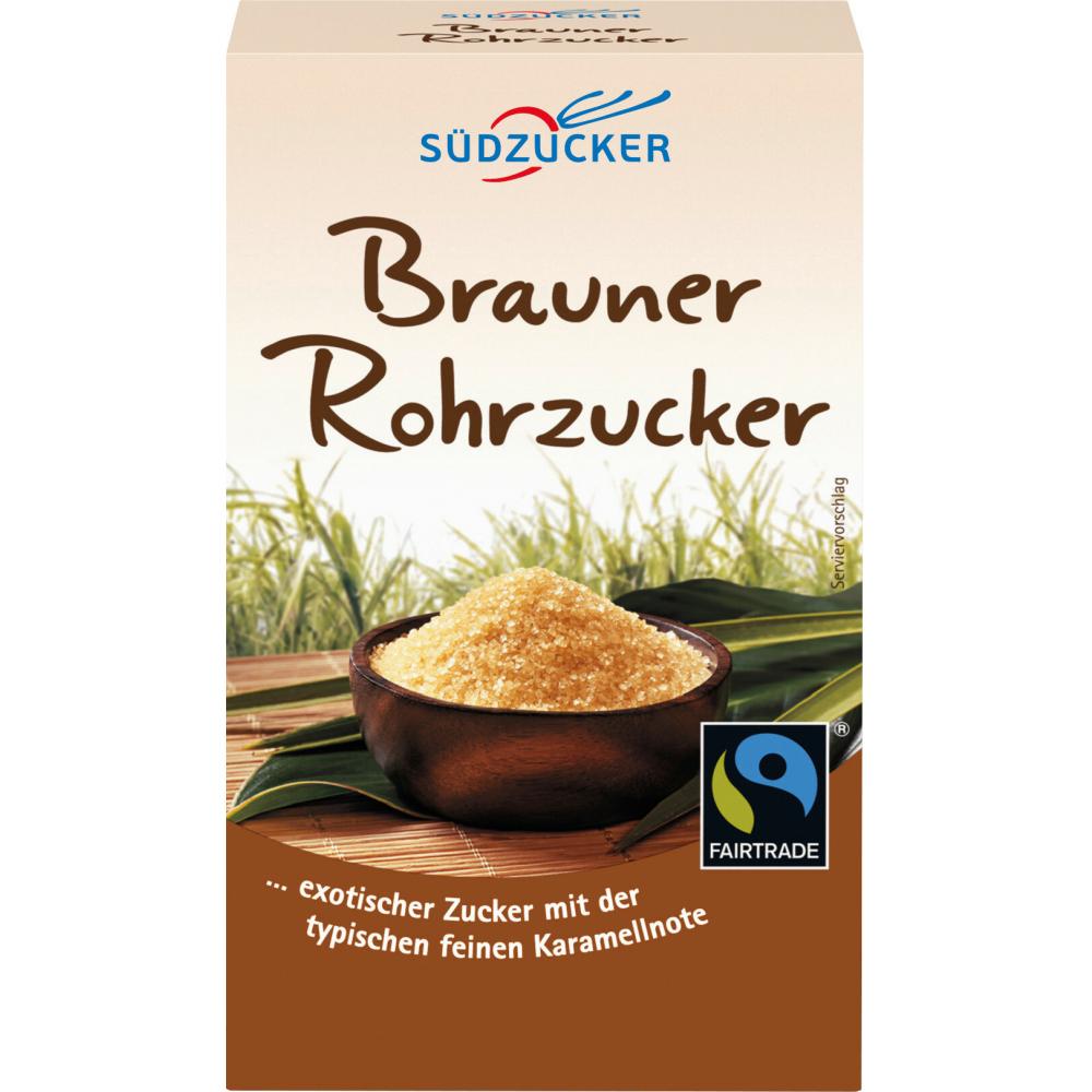 Produktabbildung keine Marke Südzucker Brauner Rohrzucker Fairtrade, 500 g