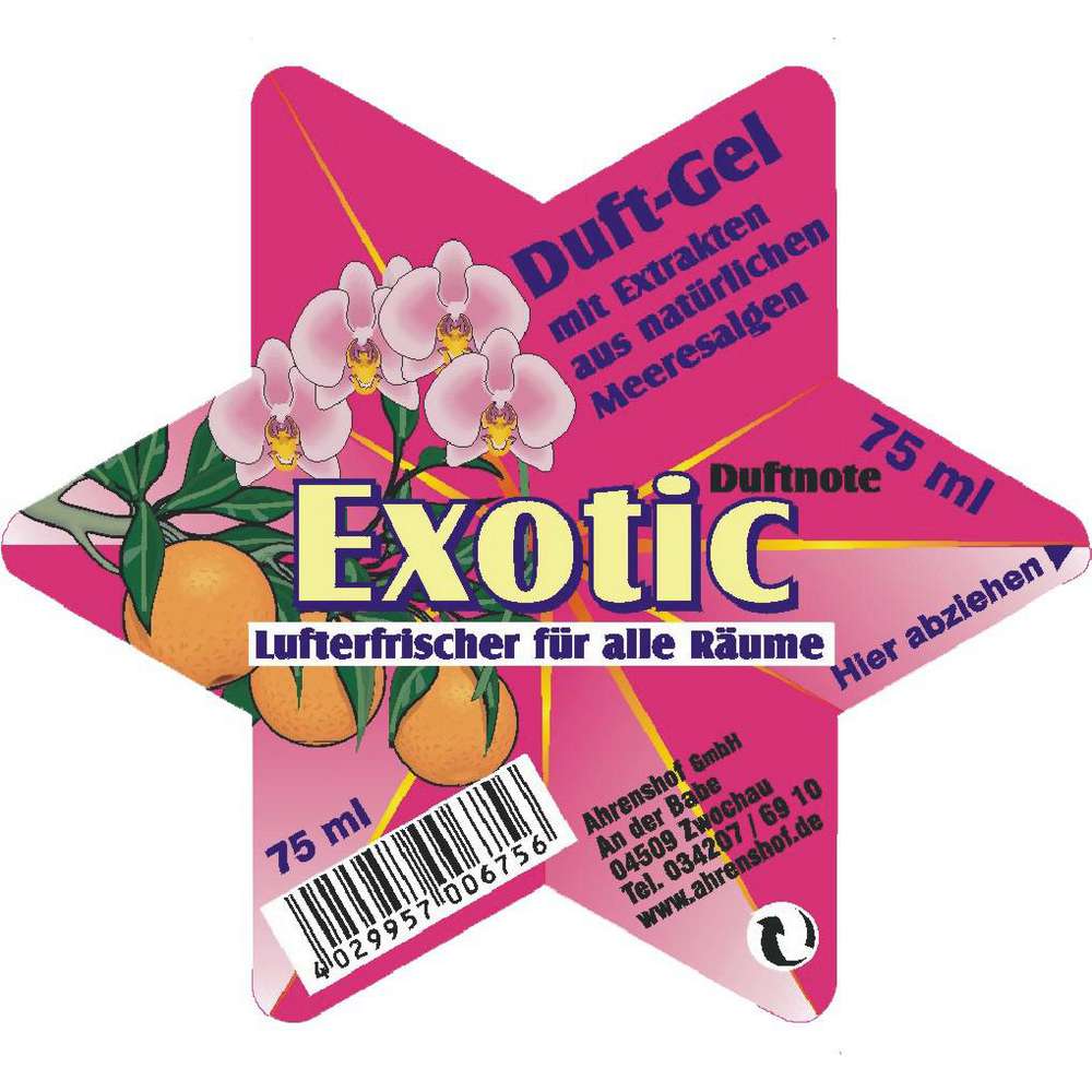 Produktabbildung Ahrenshof Duft-Gel, Exotic