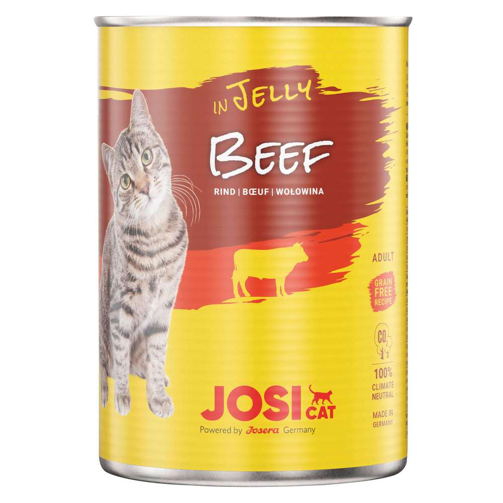 Produktabbildung JosiCat Katzen-Nassfutter, Rind in Gelee