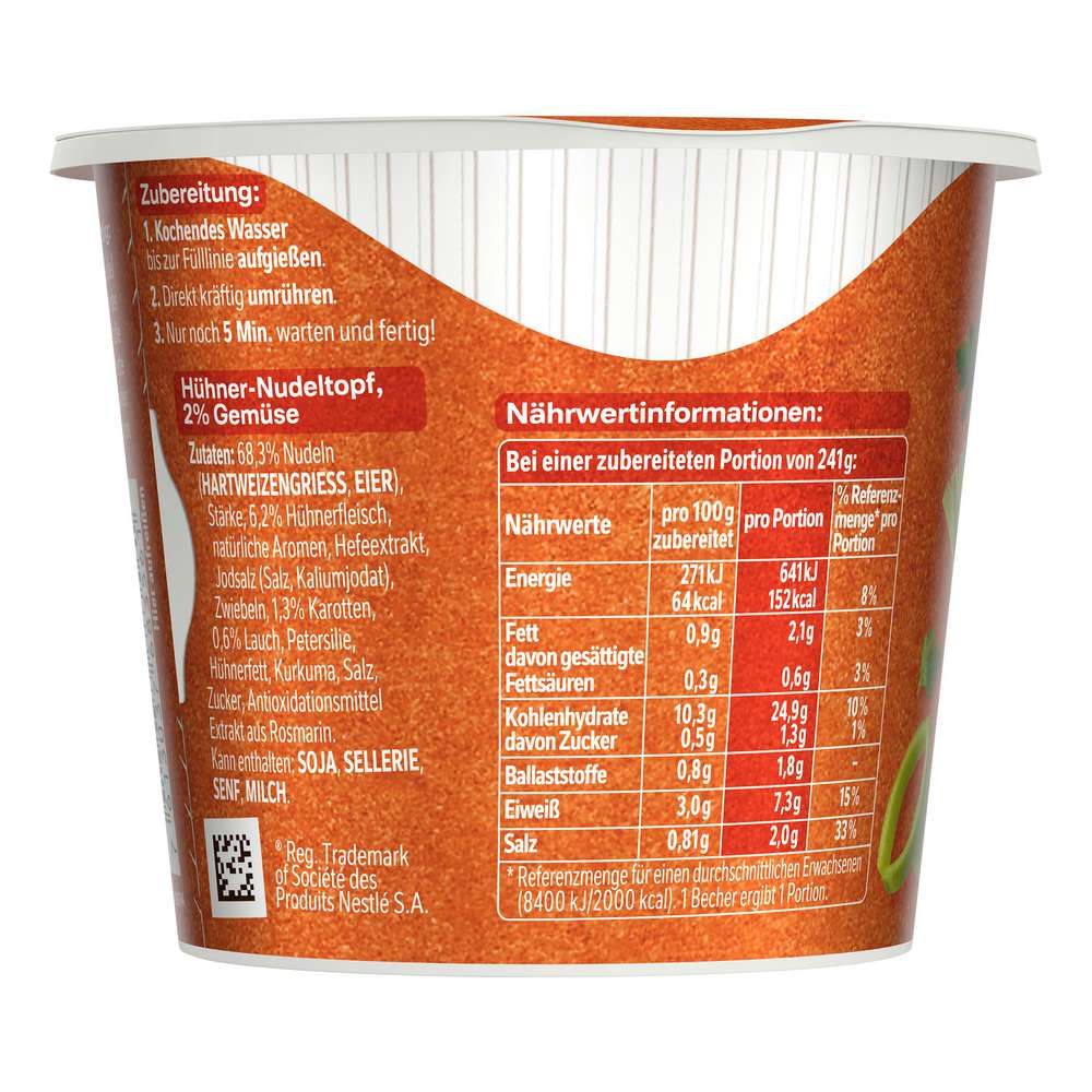 Produktabbildung Maggi 5 Minuten Terrine, Hühner Nudeltopf