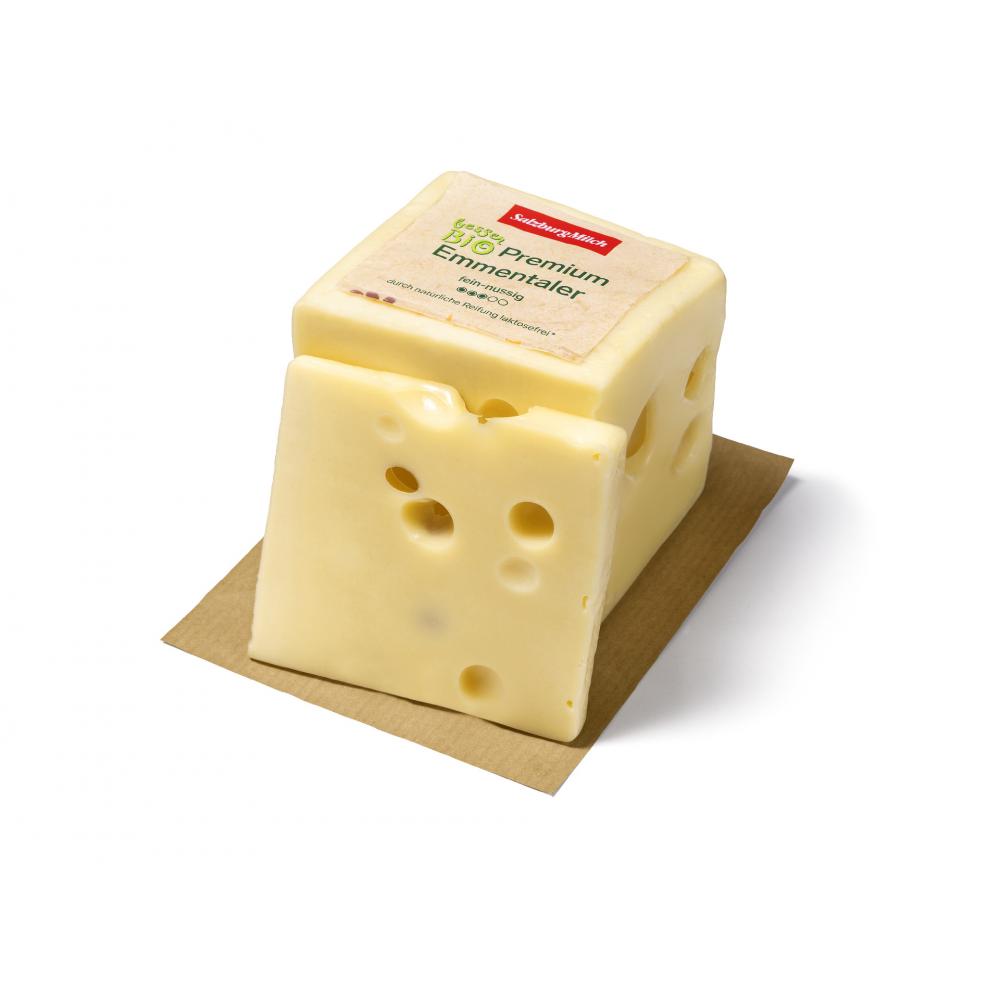 Produktabbildung keine Marke SalzburgMilch  Premium Bio Emmentaler, 100 g