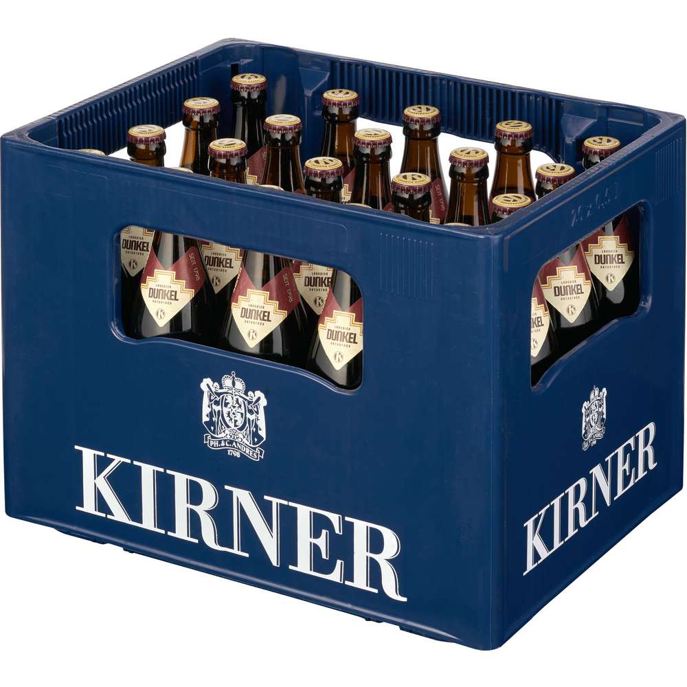 Produktabbildung Kirner Landbier, dunkel 5,5% (20x 0,500 Liter)