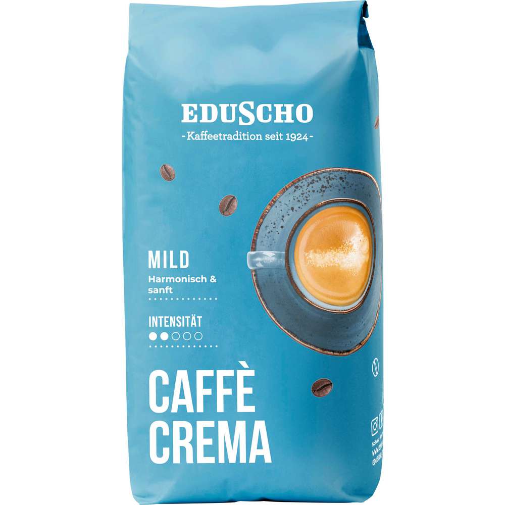 Produktabbildung Gala Eduscho Caffe Crema mild, ganze Bohne