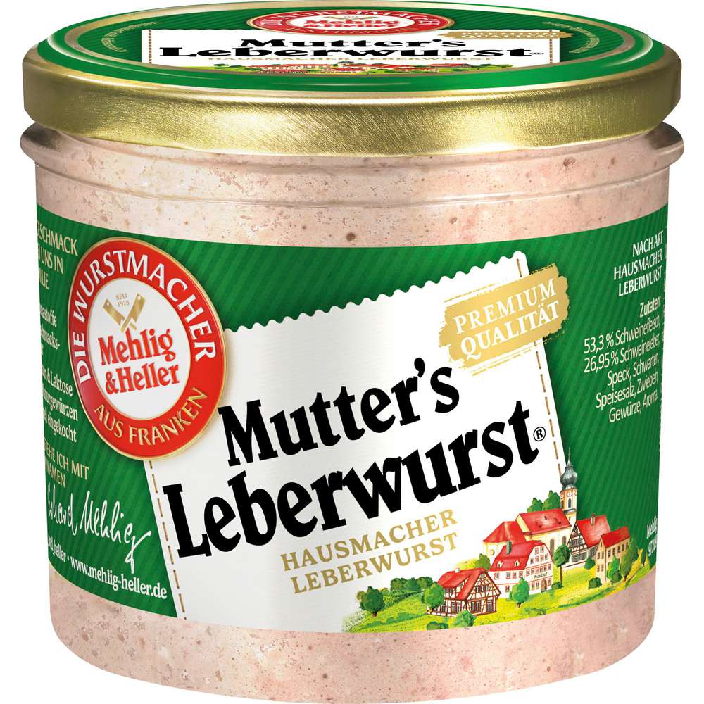 Produktabbildung die Wurstmacher Mehlig & Heller Mutters Leberwurst