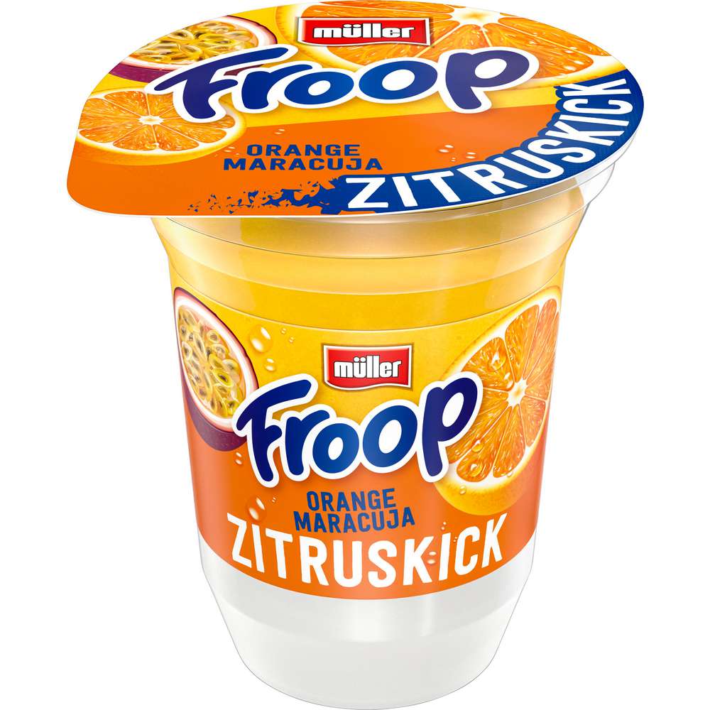 Produktabbildung Müller Froop Joghurt, Orange Maracuja