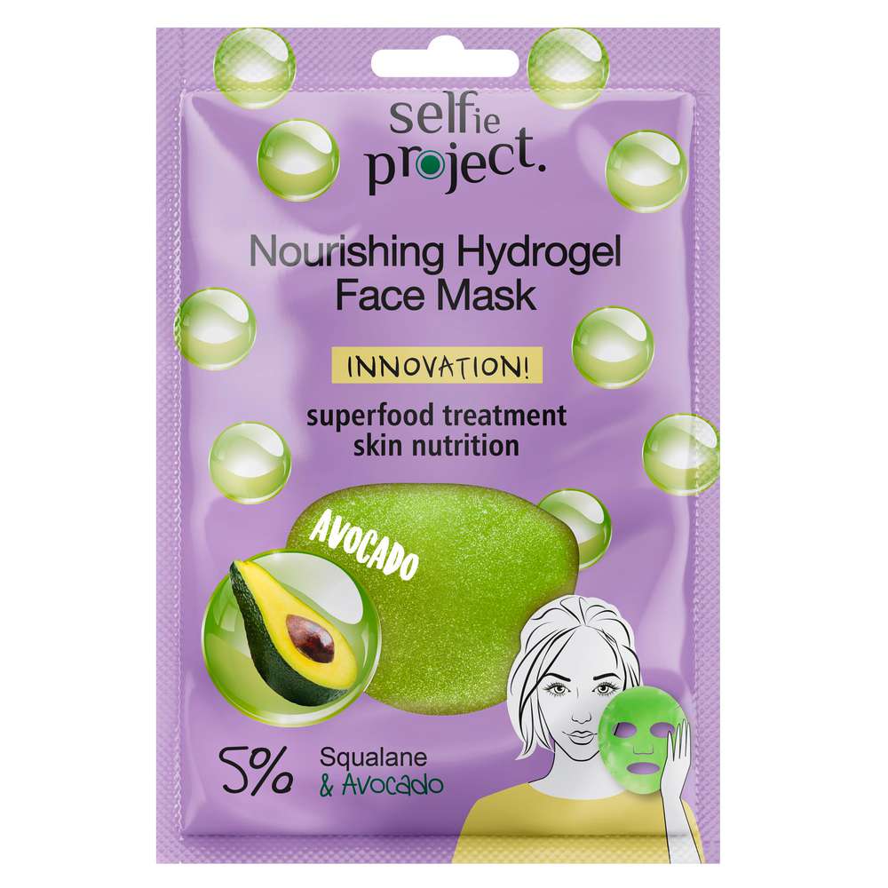 Produktabbildung Selfie Project Hydrogel Gesichtsmaske, Avocado