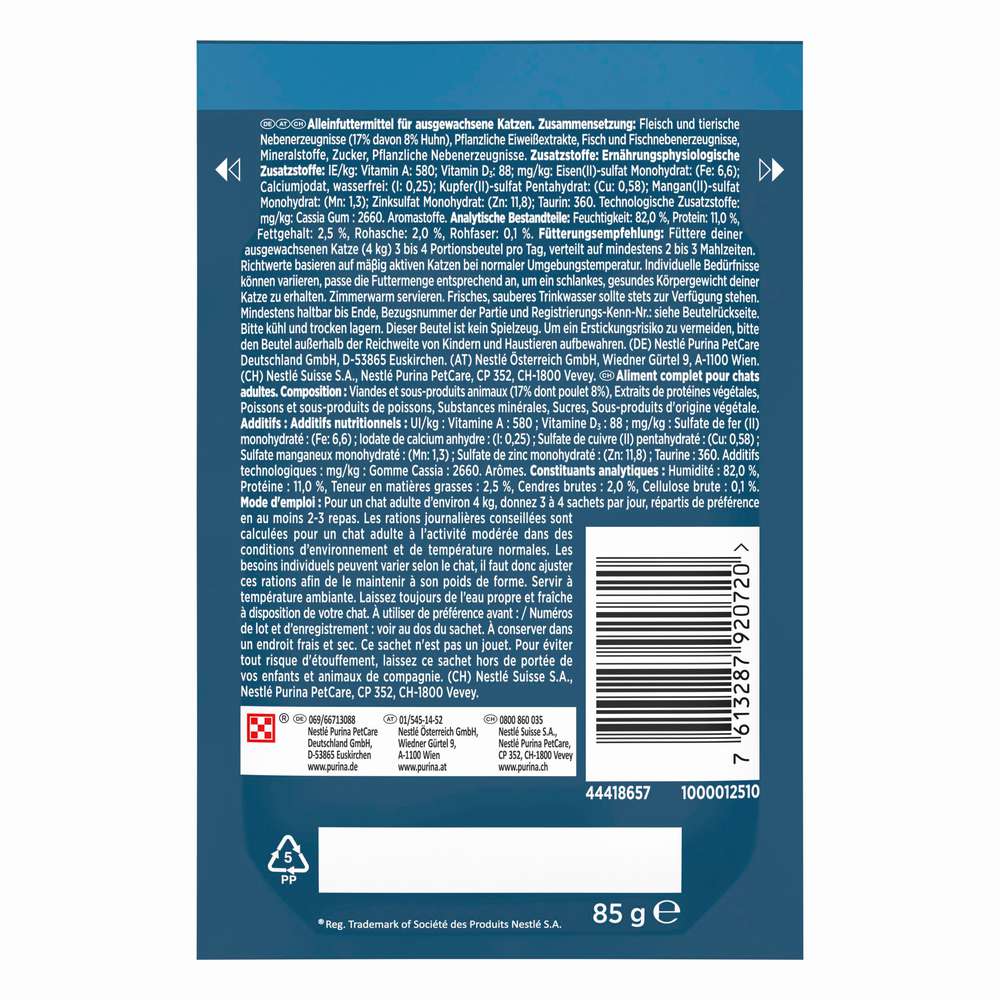 Produktabbildung Purina Katzen-Nassfutter Gourmet Perle, Huhn