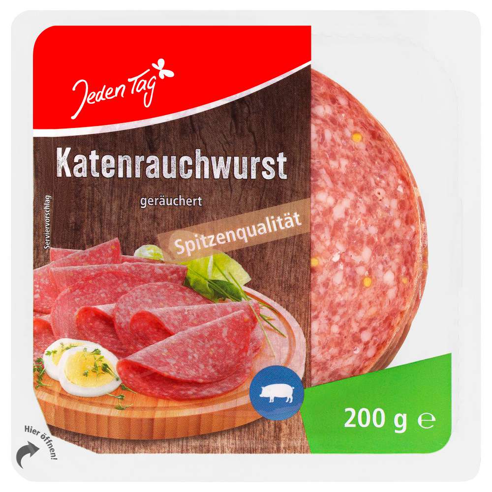 Produktabbildung Jeden Tag Salami Katenrauchwurst