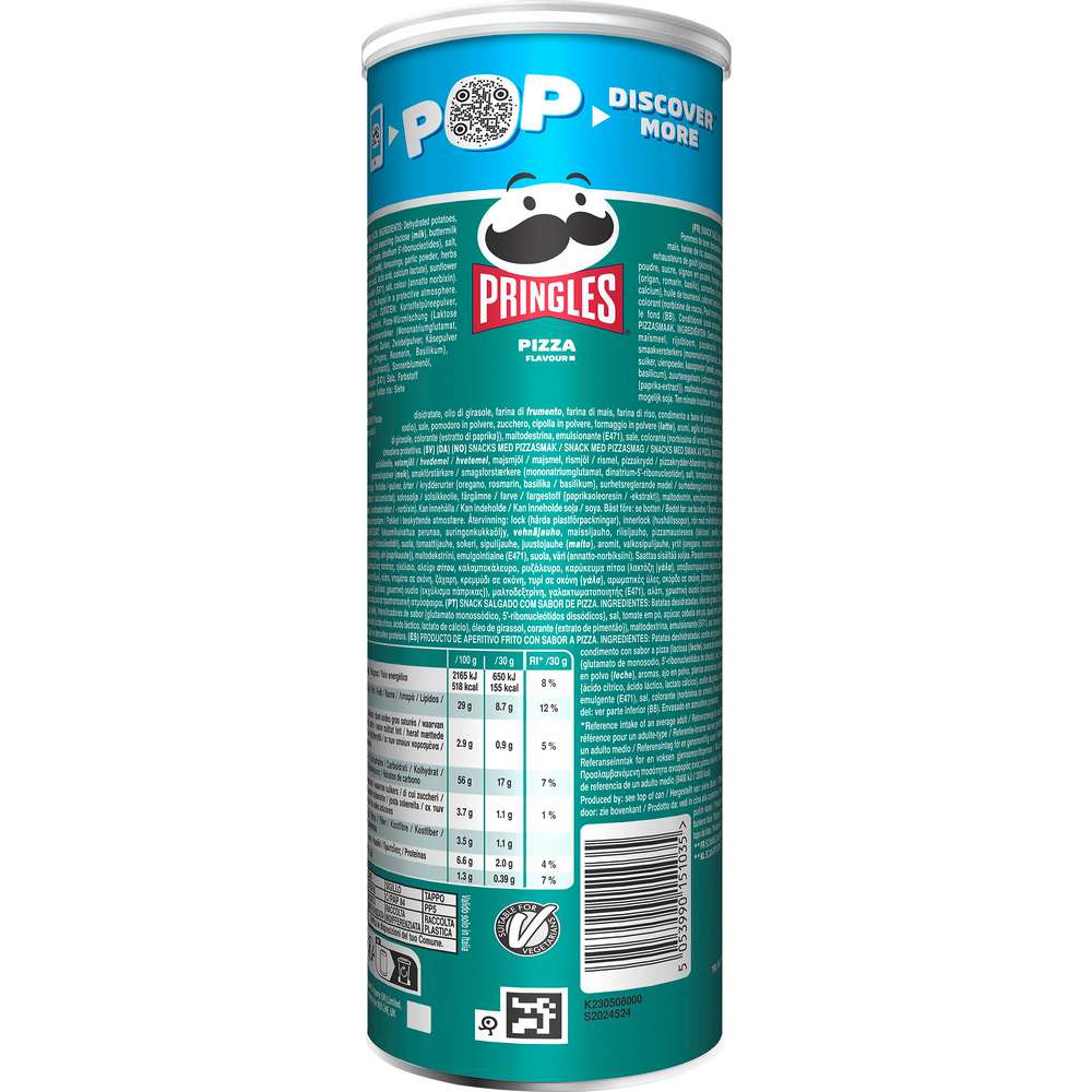 Produktabbildung Pringles Chips, Pizza
