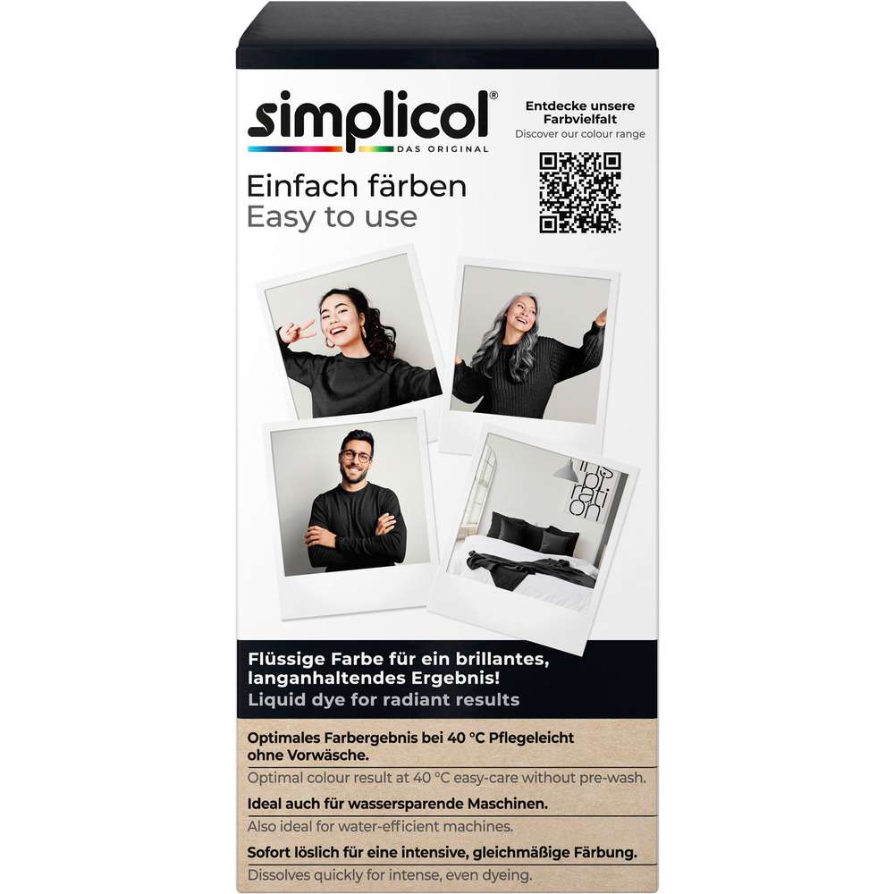 Produktabbildung simplicol Textilfarben intensiv, Samt-Schwarz