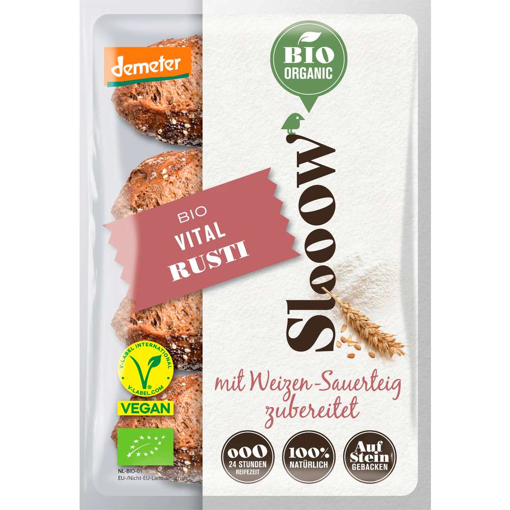Produktabbildung Slooow Bio Demeter, Slooow, Rusti mit Honig, zum Aufbacken