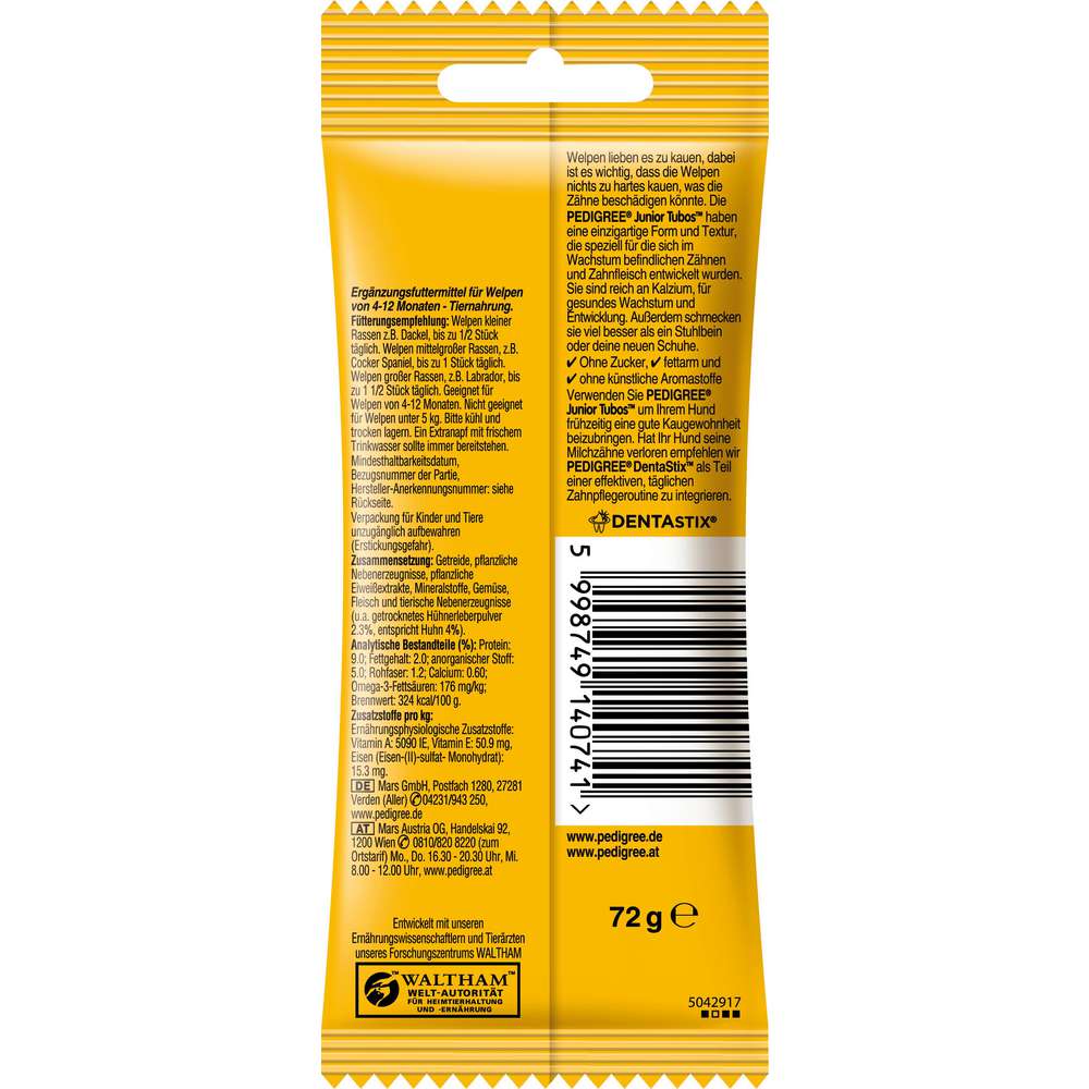 Produktabbildung Pedigree Hunde-Snack Dentatubos, Junior